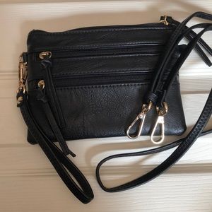 New York & Co. Black and Gold Shoulder Bag/Clutch